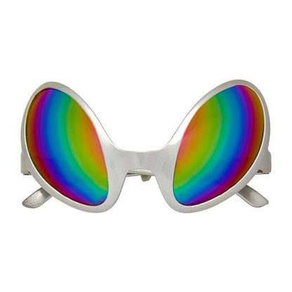 Space Alien Glasses With Holographic Lenses