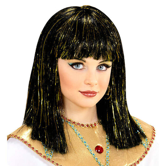 Cleopatra Wig With Tinsel In Polybag