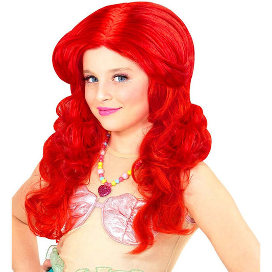 Red Mermaid Wig In Polybag