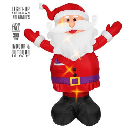 Light-Up Airblown Inflatable Santa Claus 300 Cm