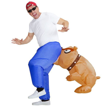 Biting Bulldog  Airblown Inflatable Costume  