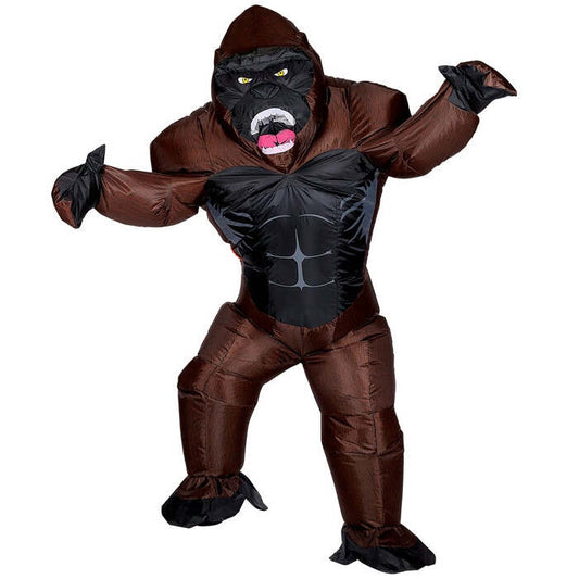 Gorilla  Airblown Inflatable Oversized Costume With Mask  