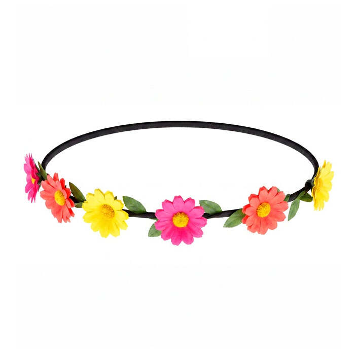 Multicolor Flower Headband
