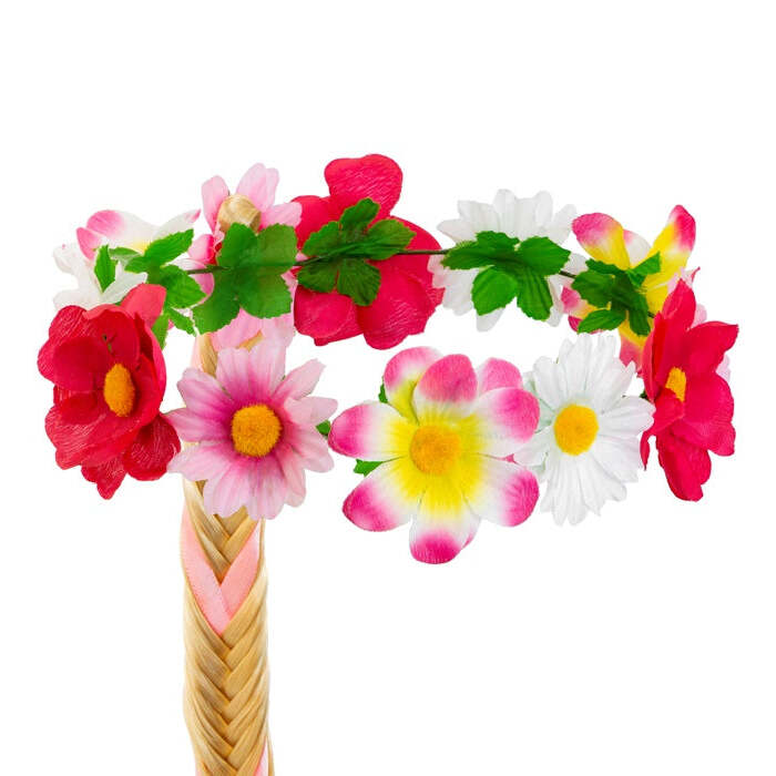 Flower Headband With Plait