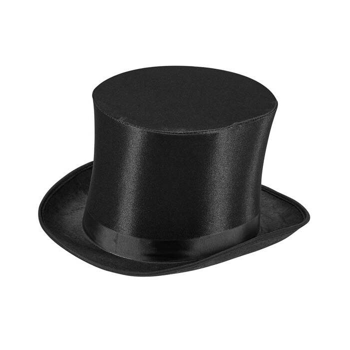Authentic Top Hat Satin 15 Cm