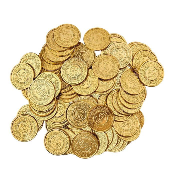 Set Of 100 Gold $ Coins