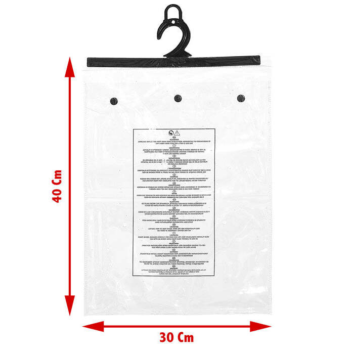 Pvc Snap Bag For Costumes 30X40X2,5 Cm