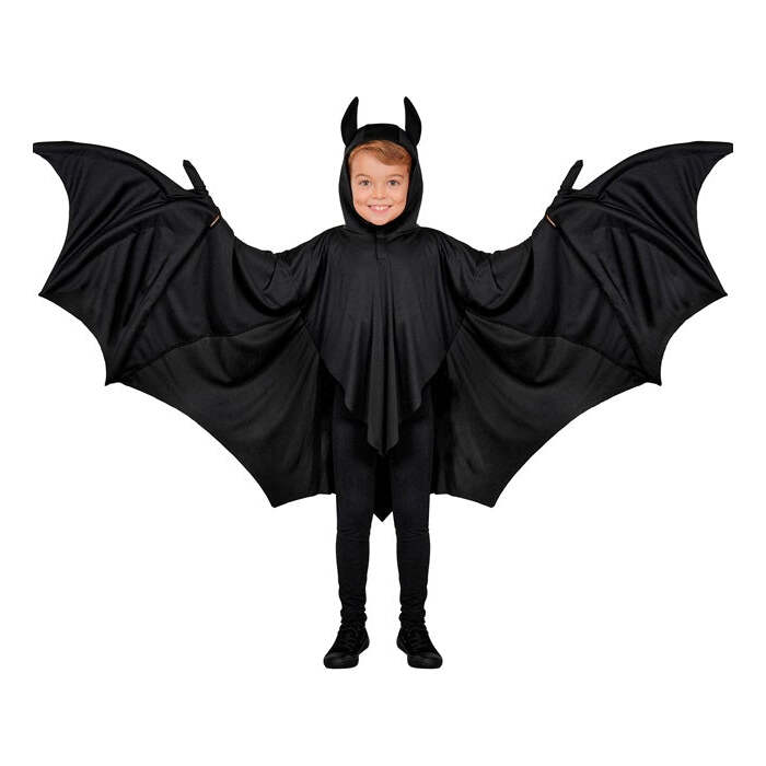 Bat  Hooded Coat With Bendable Wings 