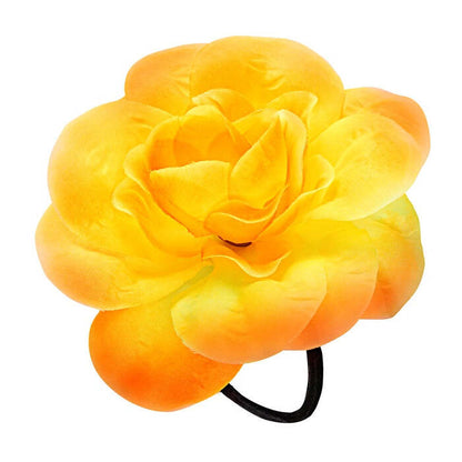 Yellow Flower Hair Tie
