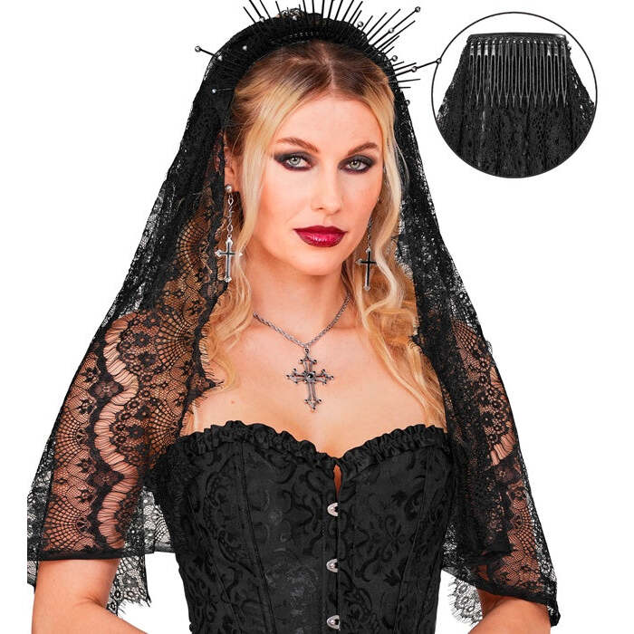 Veil Lace Black