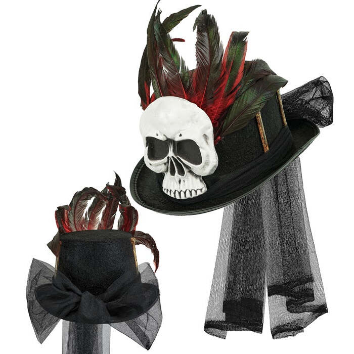 Top Hat Voodoo Skull & Bones 