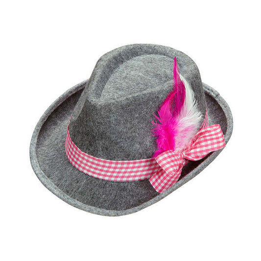 Felt Bavarian Fedora With Feathers