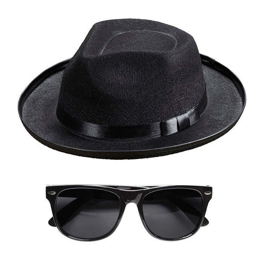 Blues Man  Hat, Glasses 