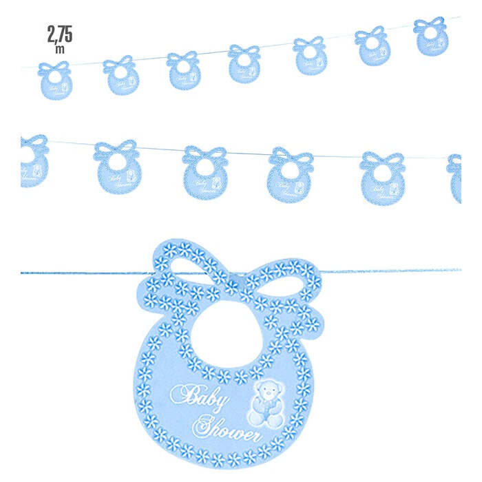 Azure Baby Bib Garland 2,75 M