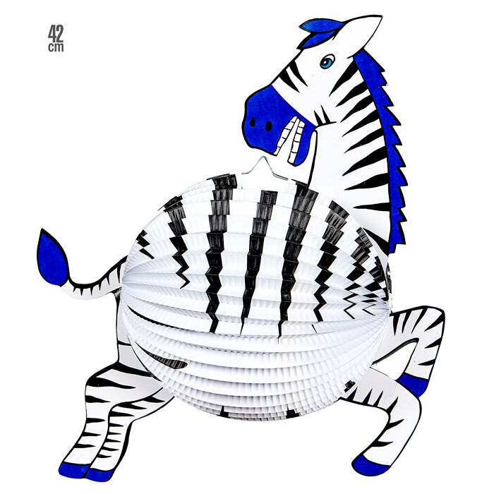 Zebra Lampion 42 Cm