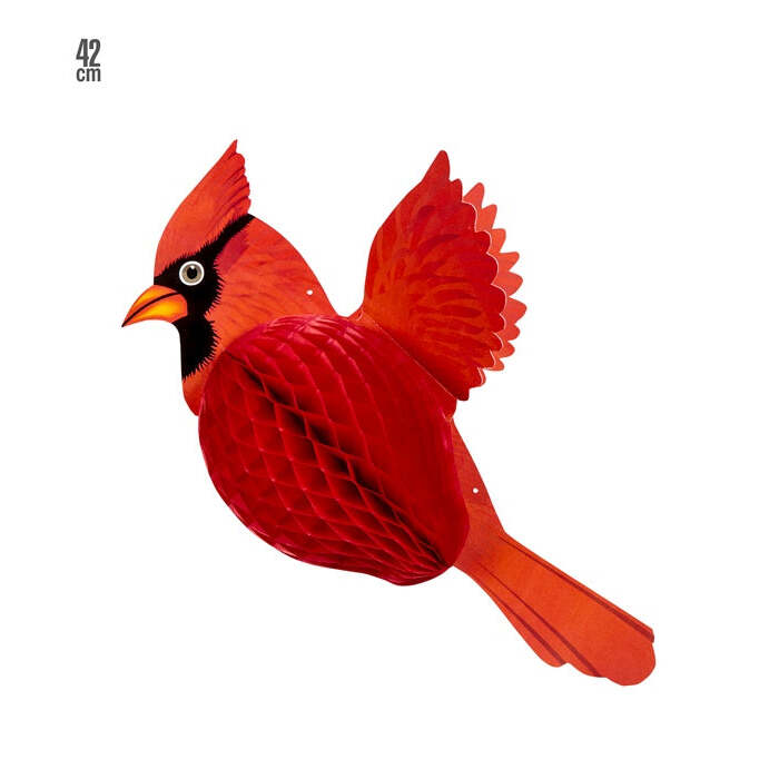 Honeycomb Red Cardinal 42 Cm
