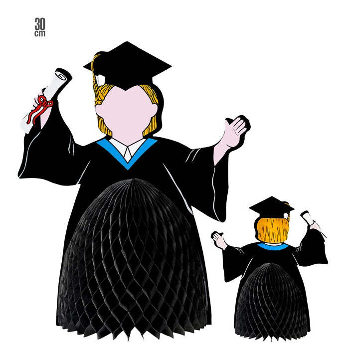 Graduate Honeycomb Centerpiece 30 Cm