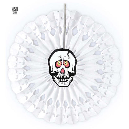 Skull Paper Fan 50 Cm