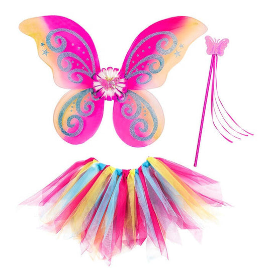 Fantasy Fairy  Tutu, Wings, Magic Wand 