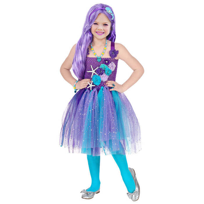 Mermaid  Tutu Dress, Headpiece 
