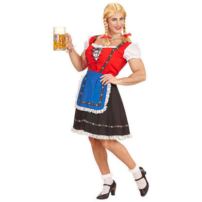 Bavarian  Dress With Petticoat, Apron 
