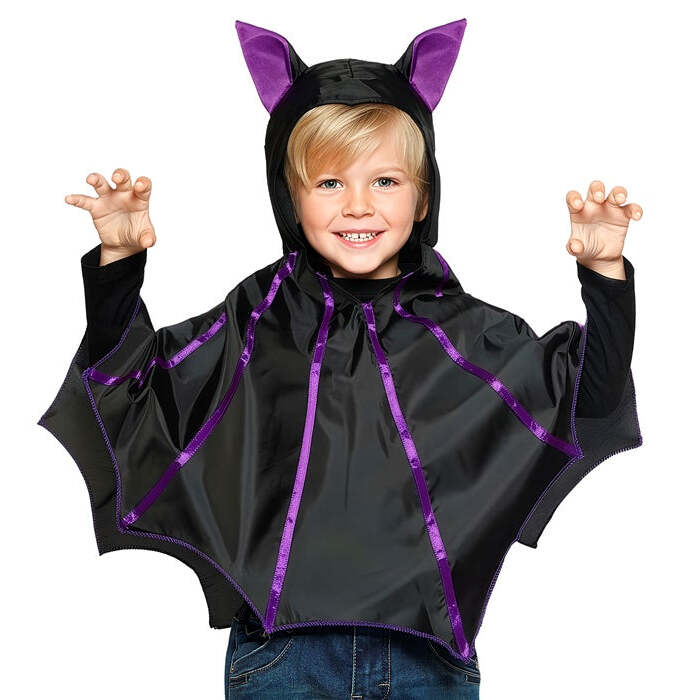 Bat  Hooded Poncho 
