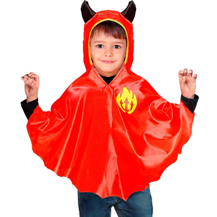 Devil  Hooded Poncho 