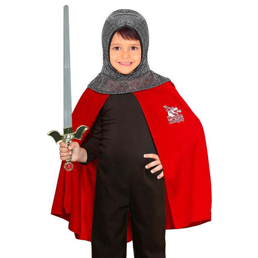 Medieval Knight  Cape, Hood  - 56 Cm