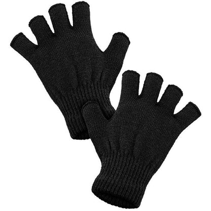 Black Fingerless Gloves