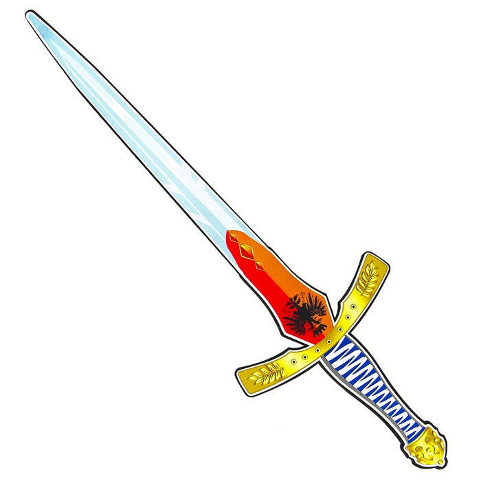 Knight Sword In Soft Eva Foam - 60 Cm