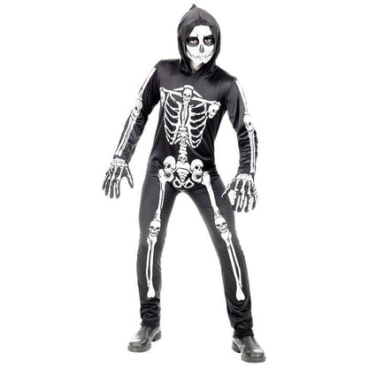 Skeleton  Hooded Overalls 