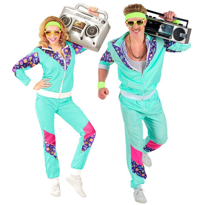 The 80S Shell Suit  Jacket, Pants 