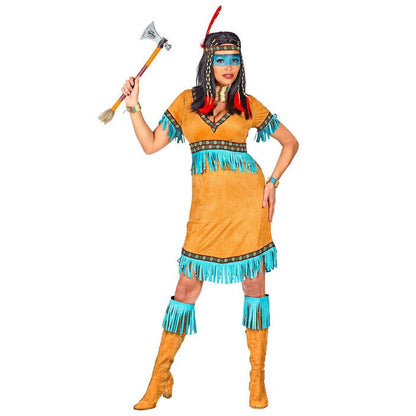 Native Indian  Dress, Headband With Feather 
