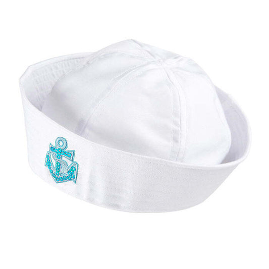 Sailor Hat With Sequin Anchor
