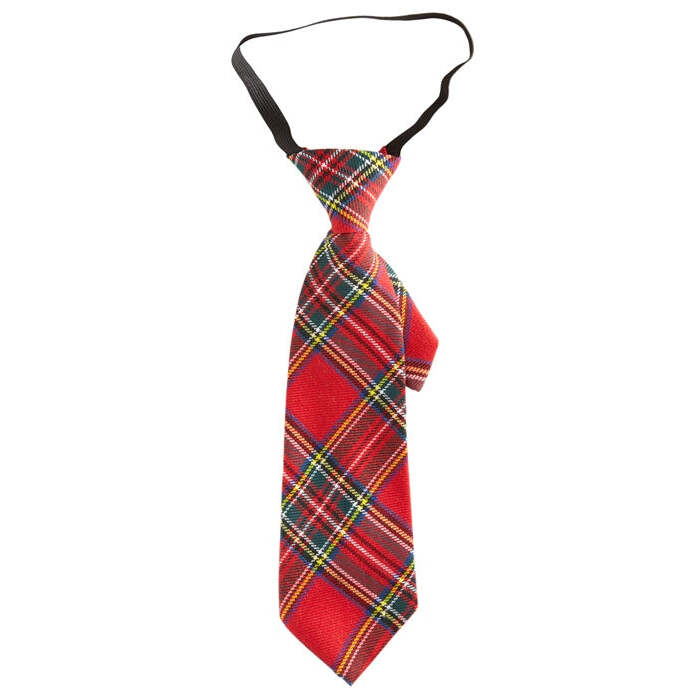 Red Tartan Necktie