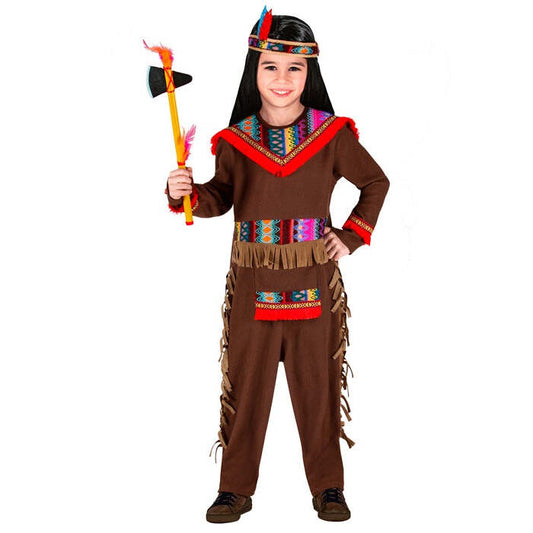 Indian  Overalls, Headband With Feathers 