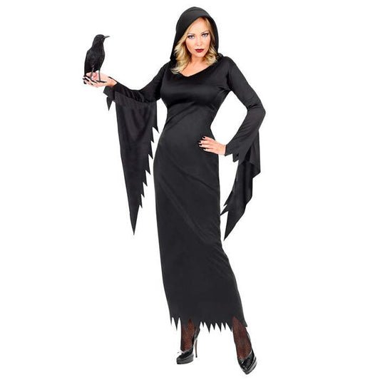 Gothic Queen  Hooded Dress 