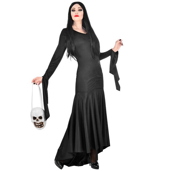 Mortisia  Dress, Skull Bag 