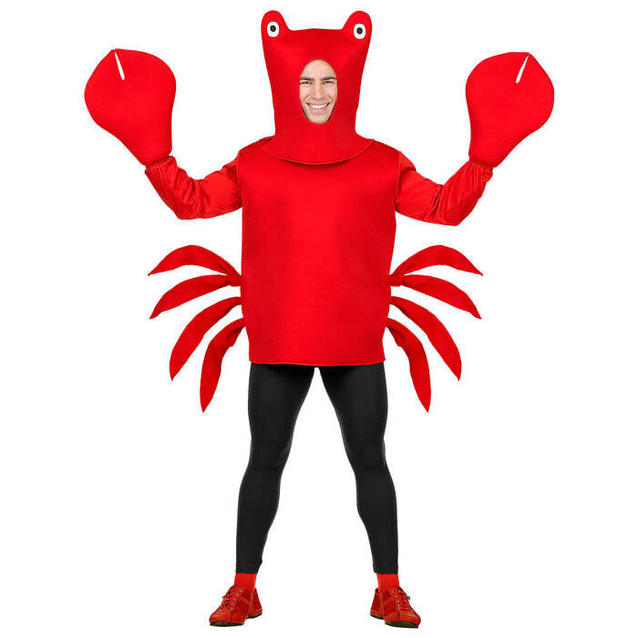 Crab  Costume, Mask, Claws 