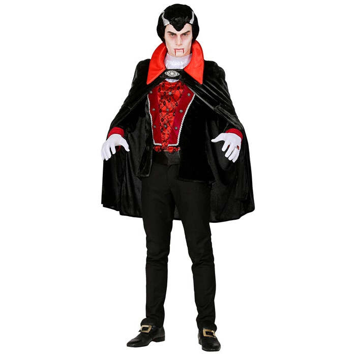 Victorian Vampire  Jacket With Vest, Jabot, Cape 