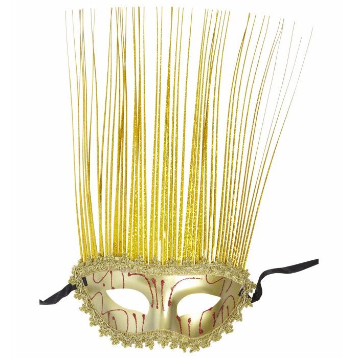 Gold Mask With Holographic Crest