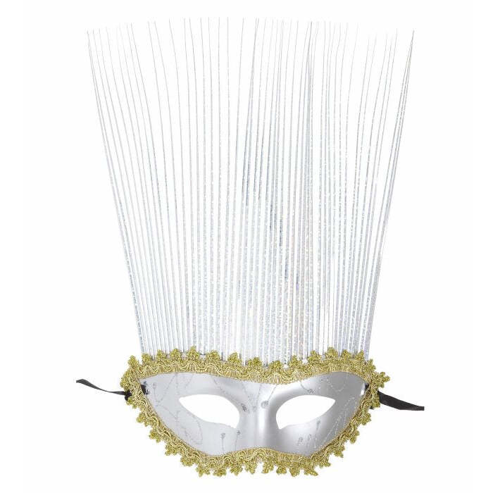 Silver Mask With Holographic Crest