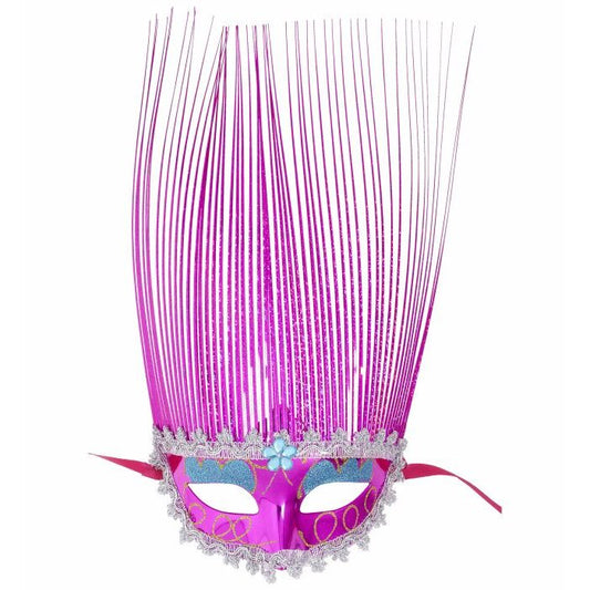 Pink Mask With Holographic Crest
