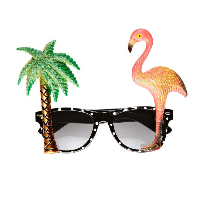 Flamingo Tropical Glasses