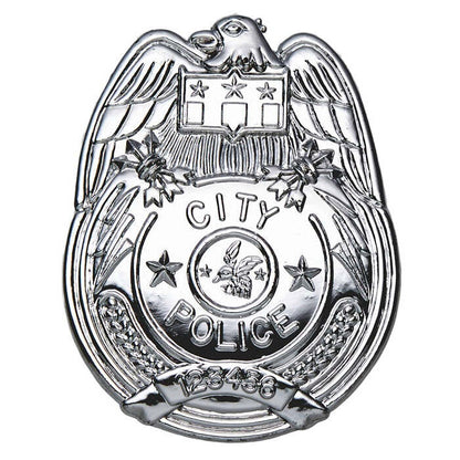 Silver Police Badge
