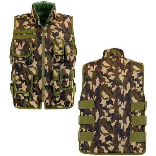Camouflage Military Tactical Vest Adult Size