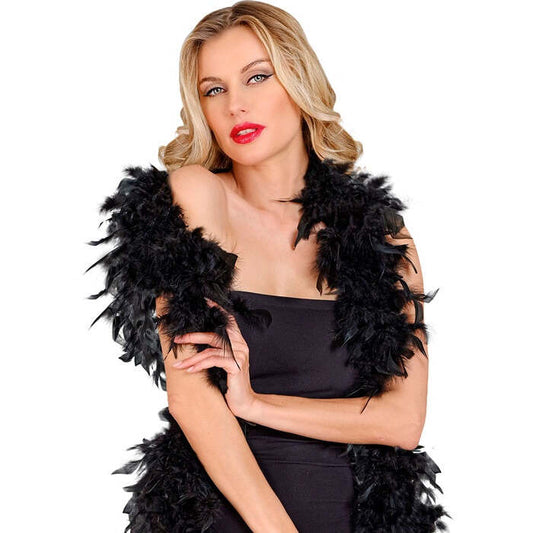Feather Boa Black - 1,80 M - 50 G