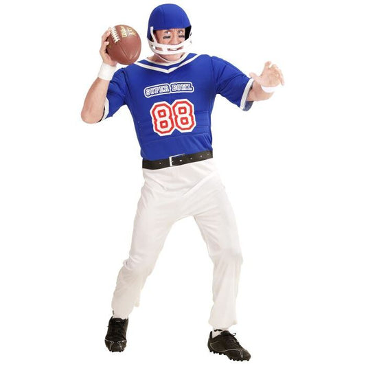 American Football Player  Overalls, Helmet 