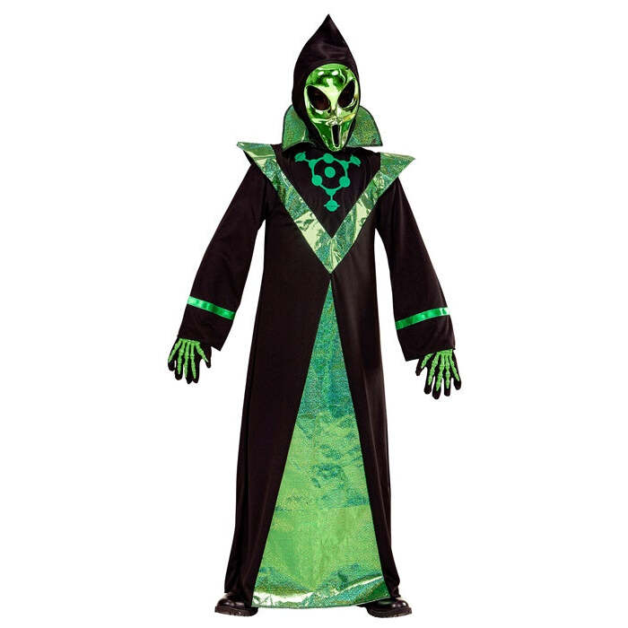 Alien  Tunic, Hooded Mask 