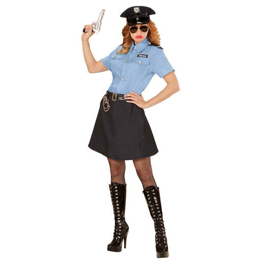 Police Officer  Shirt, Skirt, Belt, Hat 
